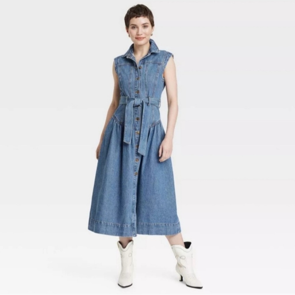 Universal Thread Denim Midi Dress